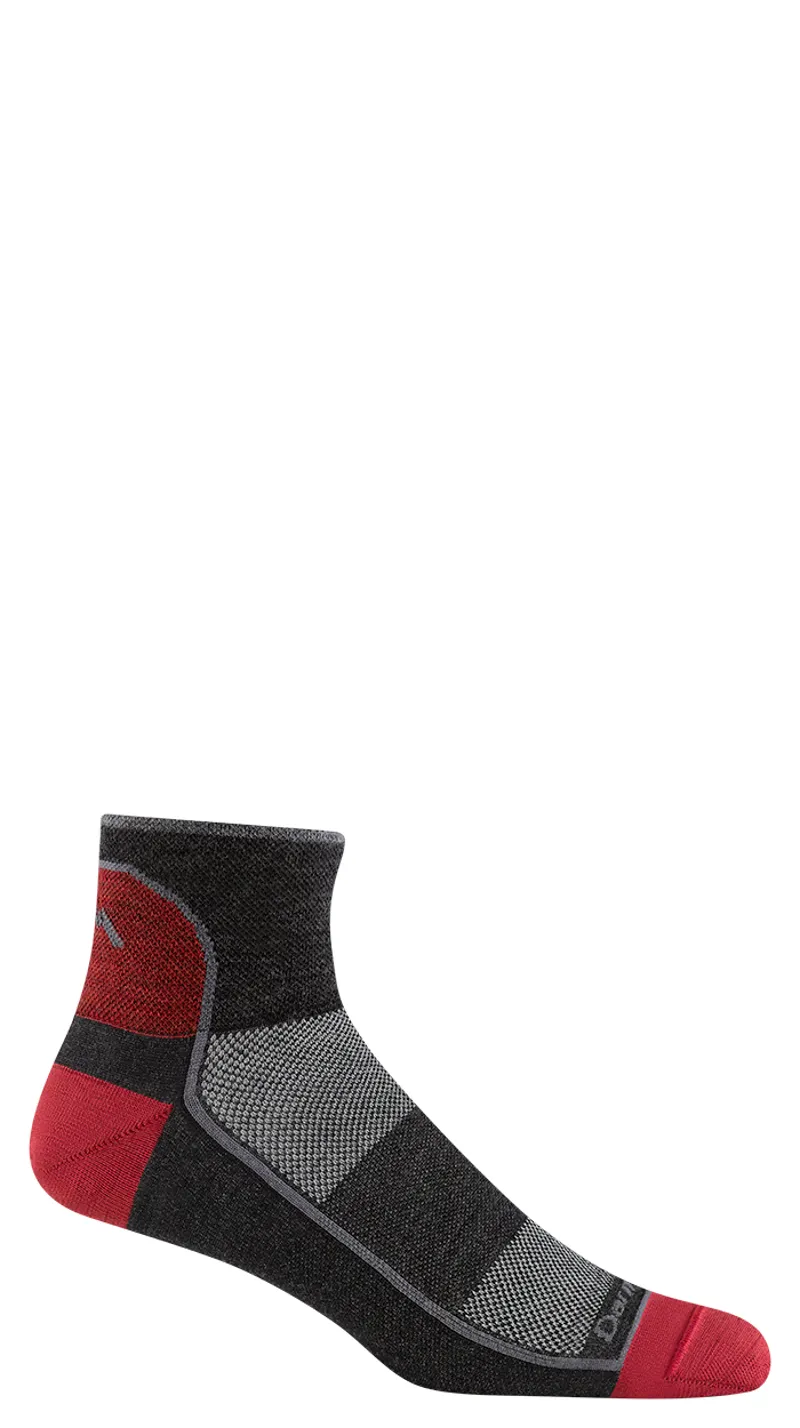 Darn Tough Mens 1715 1/4 Lightweight Athletic Socks Team DTV-1