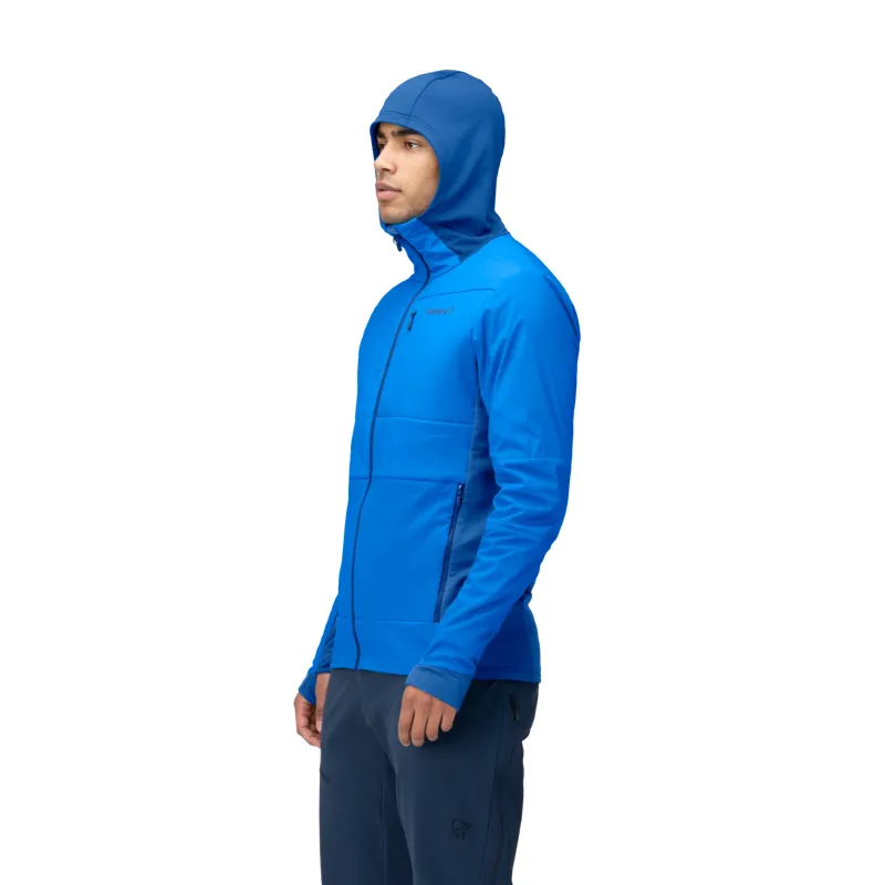 Norrona Men's Falketind Alpha90 Insulated Zip Hood Jacket Skydiver-3