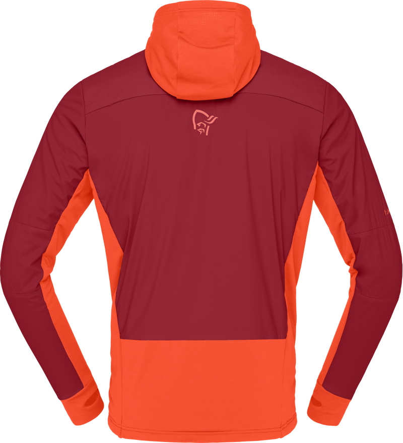 Norrona Men's Falketind Alpha90 Insulated Zip Hood Jacket Adrenalin-1