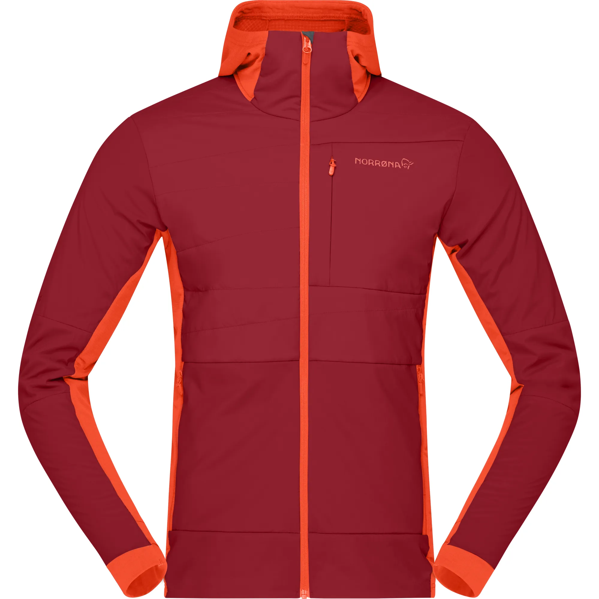 Norrona Men's Falketind Alpha90 Insulated Zip Jacket Adrenalin Norrona Men's Falketind Alpha90 Insulated Zip Jacket Adrenalin