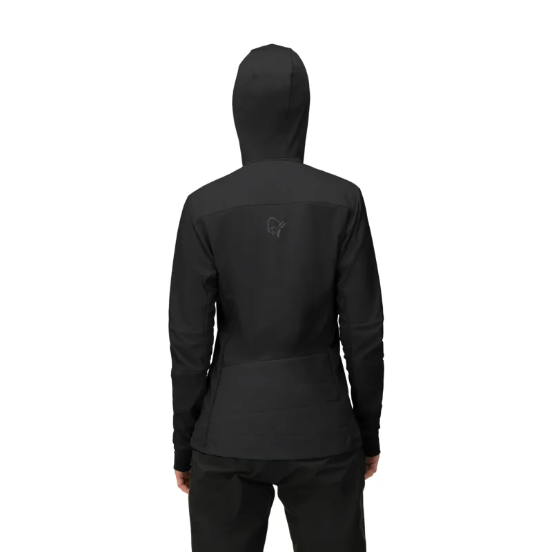 Norrona Women's Falketind Alpha90 Insulated Zip Hoodie Caviar-3