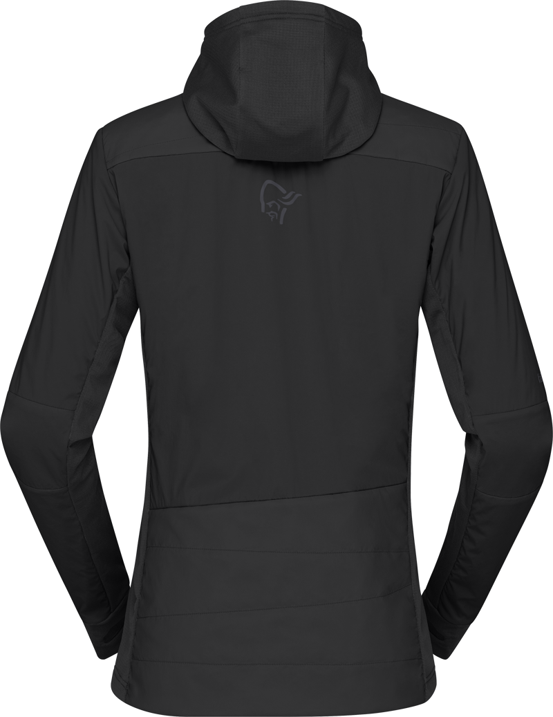 Norrona Women's Falketind Alpha90 Insulated Zip Hoodie Caviar-1
