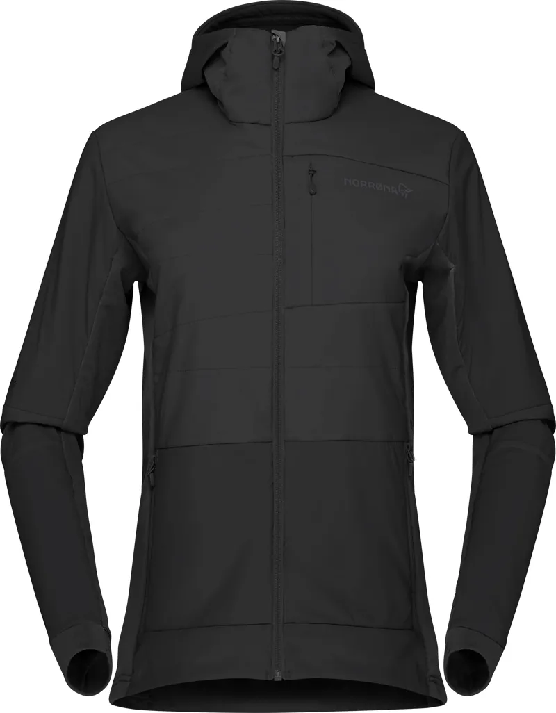 Norrona Women's Falketind Alpha90 Insulated Zip Hoodie Caviar