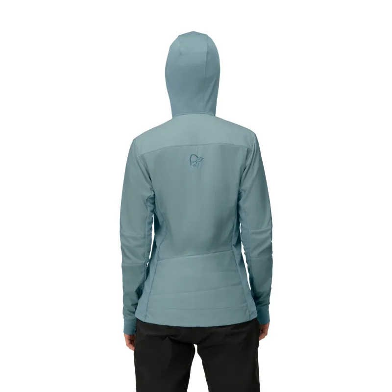 Norrona Women's Falketind Alpha90 Insulated Zip Hoodie Trooper-4