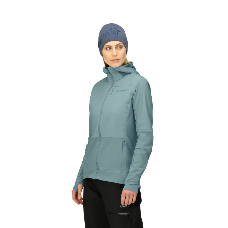 Norrona Women's Falketind Alpha90 Insulated Zip Hoodie Trooper-3