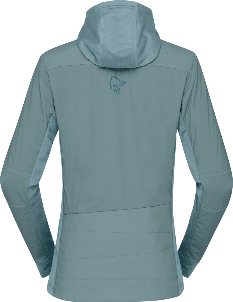 Norrona Women's Falketind Alpha90 Insulated Zip Hoodie Trooper-1