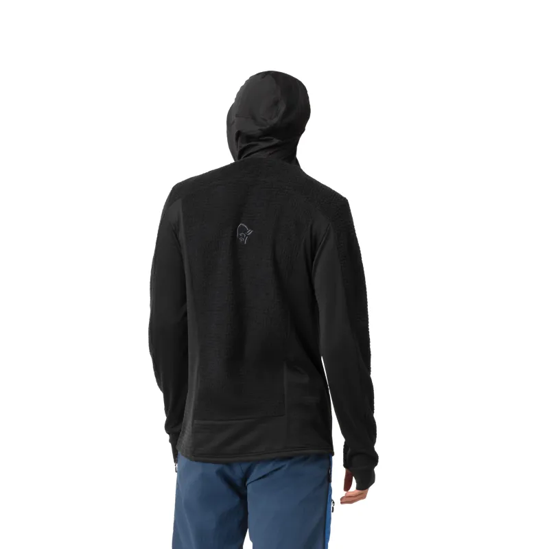 Norrona Men's Falketind Alpha120 Zip Hooded Jacket Caviar-2