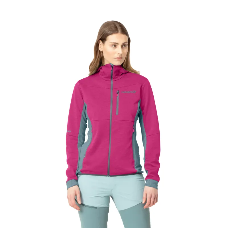Norrona Women's Falketind Warm2 Octa Hood Jacket Festival-3