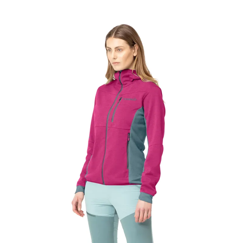 Norrona Women's Falketind Warm2 Octa Hood Jacket Festival-4