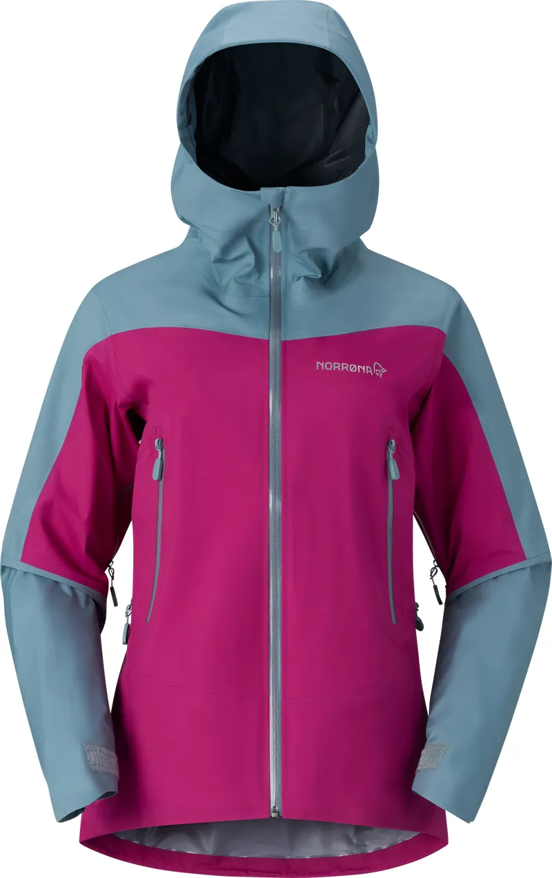 Norrona Women's Falketind GTX  Hooded Jacket Festival