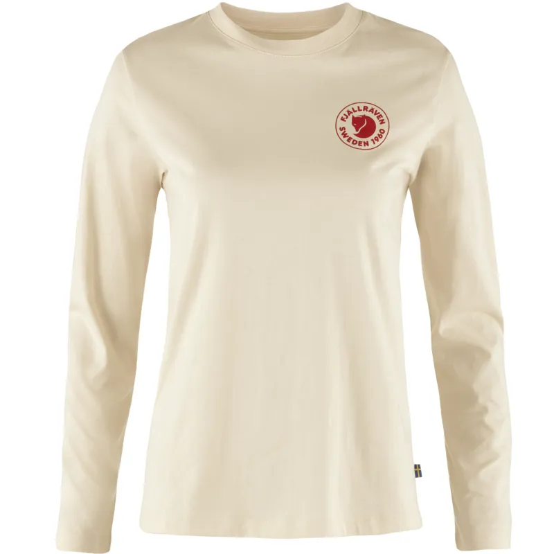 Fjallraven Women's 1960 Logo LS T-Shirt Chalk White