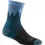 Women's Treeline Micro Crew Midweight Hiking Socks Blue