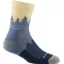 Women's Treeline Micro Crew Midweight Hiking Socks Light Denim
