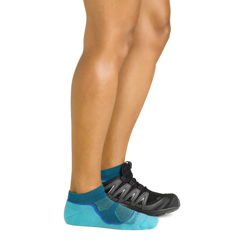 Darn Tough Womens Light Hiker No Show Light Cushion Cascade-2