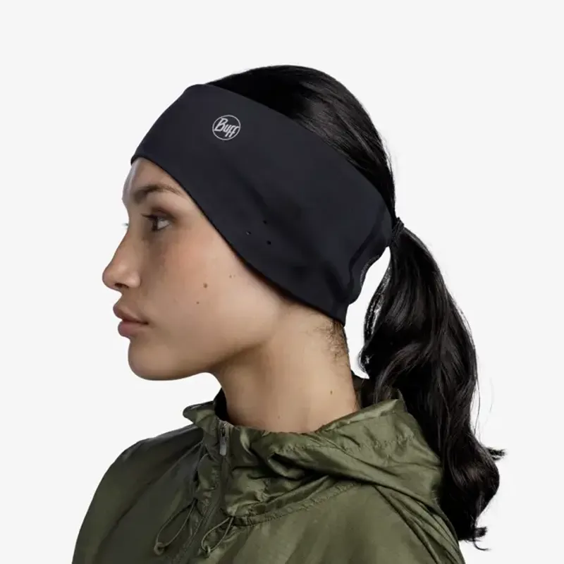 Buff Windproof Headband Black-2