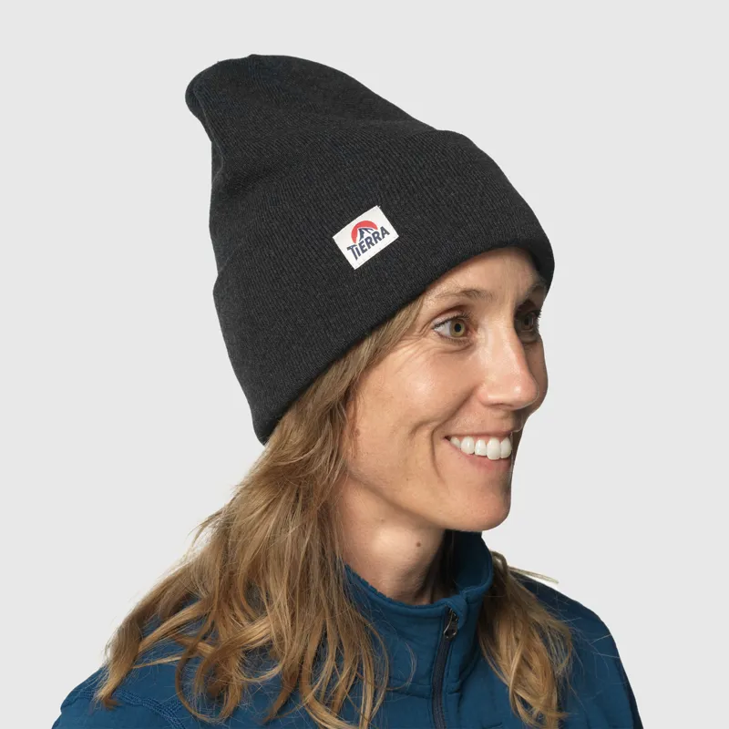 Tierra Bas Beanie Dark Grey Melange-1