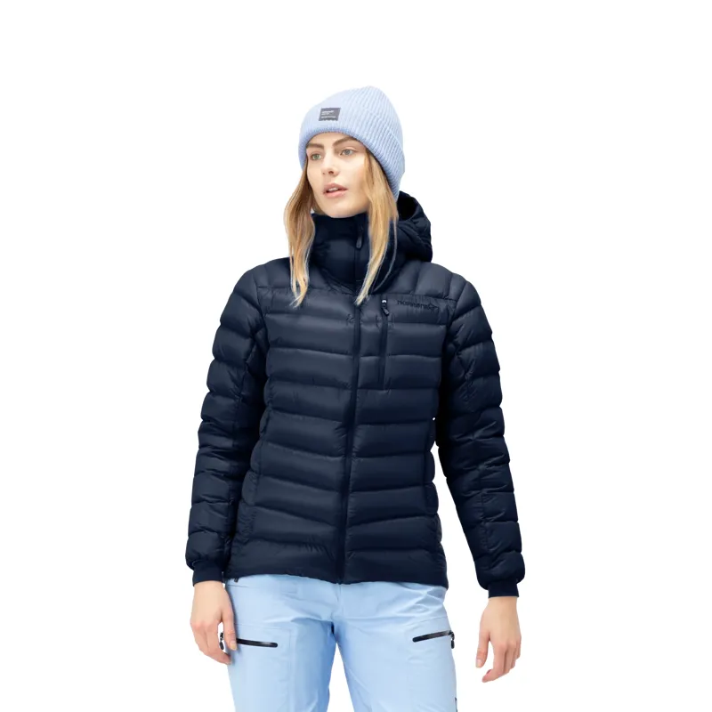 Norrona Women's Lyngen Down850 Hooded Jacket Indigo-3
