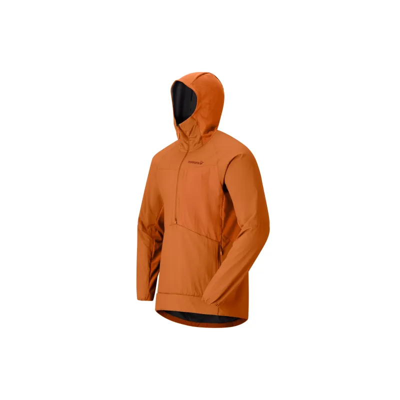 Norrona Men's More Octa Zip Hooded Midlayer Flame-1