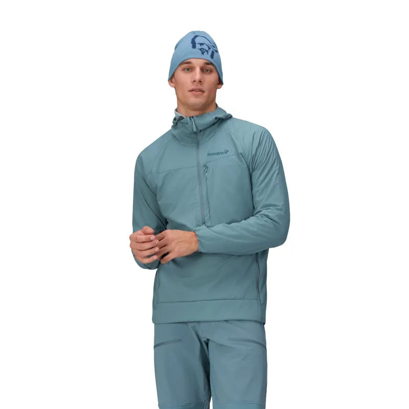 Norrona Men's More Octa Zip Hooded Midlayer Trooper-4