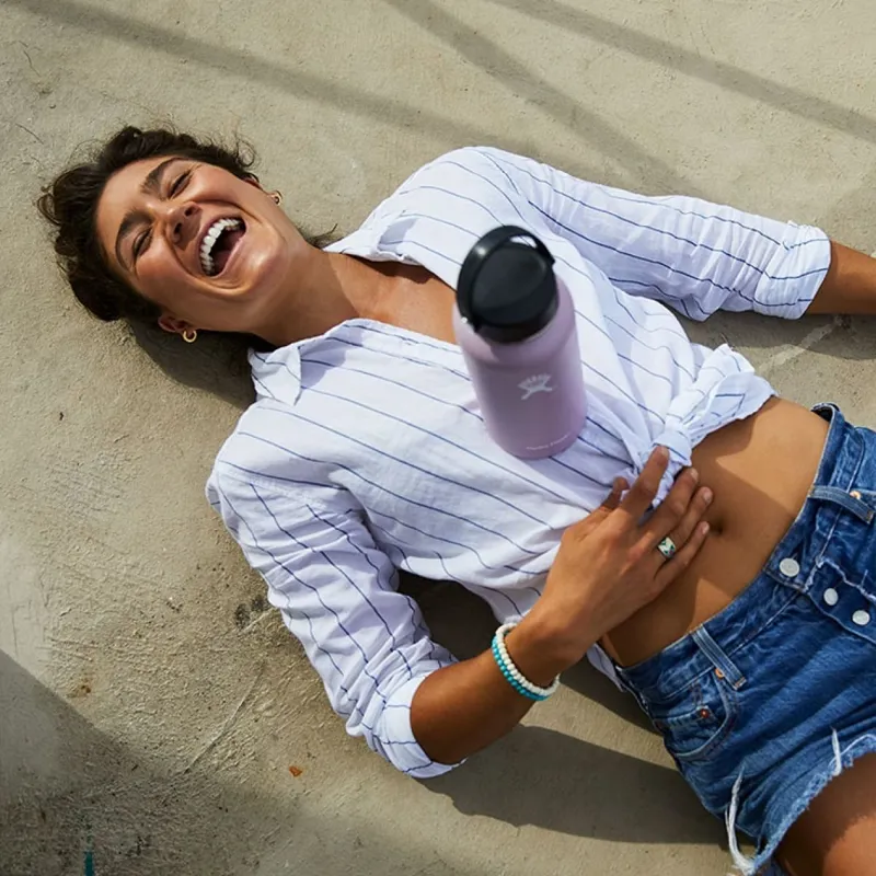 Hydro Flask 40oz Wide Mouth Flex Cap Indigo-1