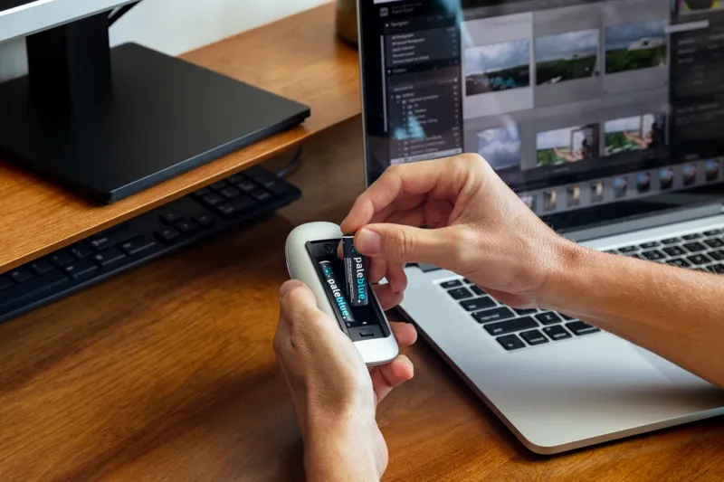 Pale Blue AA Rechargeable Batteries 4 -Pack-8