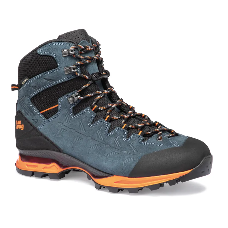 Hanwag Mens Makra Trek GTX Steel/ Orange