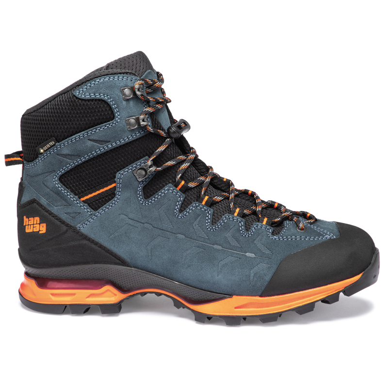 Hanwag Mens Makra Trek GTX Steel/ Orange-9