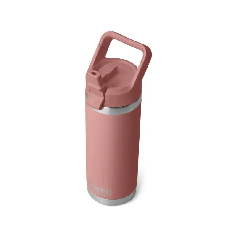 YETI Rambler 18oz Colour Straw Bottle 2.0 Sandstone Pink-4