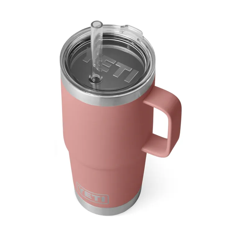 YETI Rambler 25oz Straw Mug 2.0 Sandstone Pink-2