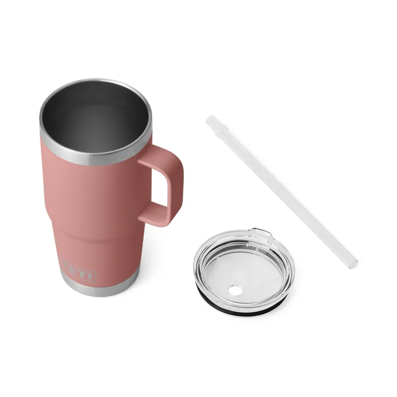 YETI Rambler 25oz Straw Mug 2.0 Sandstone Pink-3