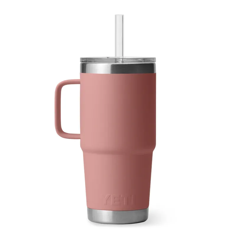 YETI Rambler 25oz Straw Mug 2.0 Sandstone Pink-1