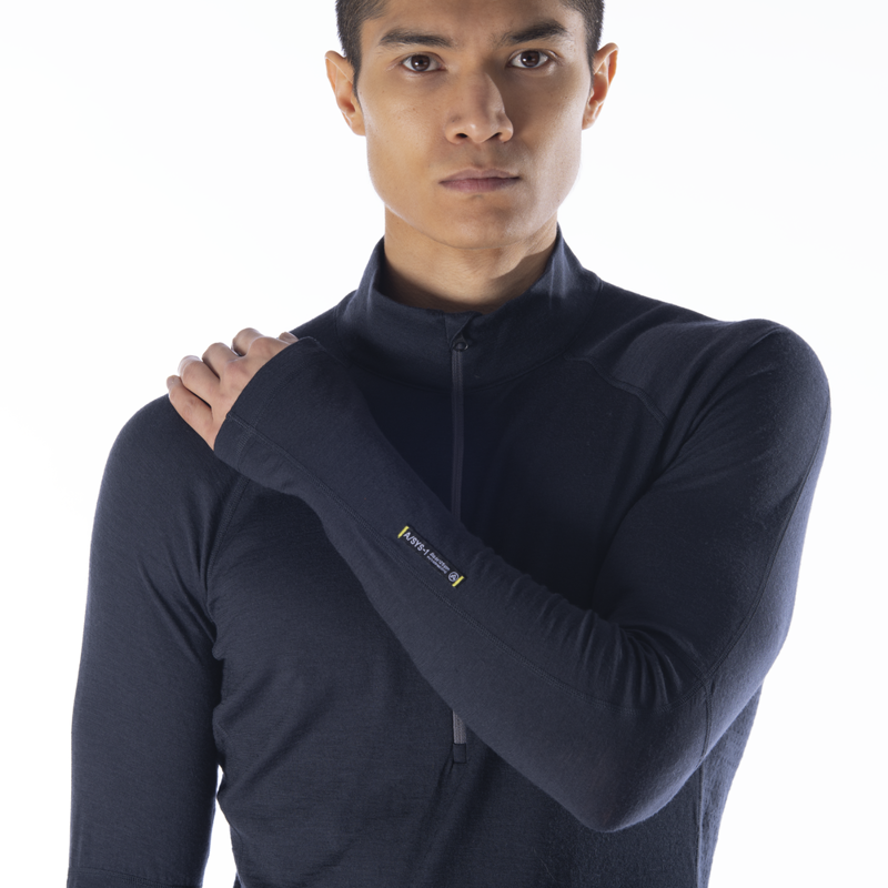 Artilect Mens Boulder 125 1/4 Zip Black-6