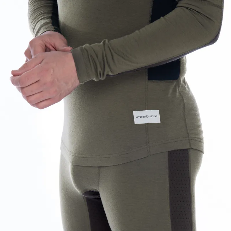 Artilect Mens Flatiron 185 Crew LS Deep Olive-6