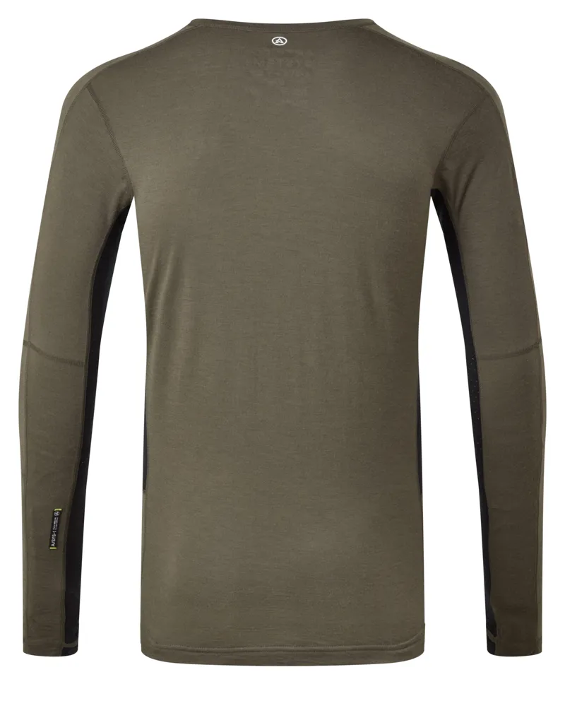 Artilect Mens Flatiron 185 Crew LS Deep Olive-1