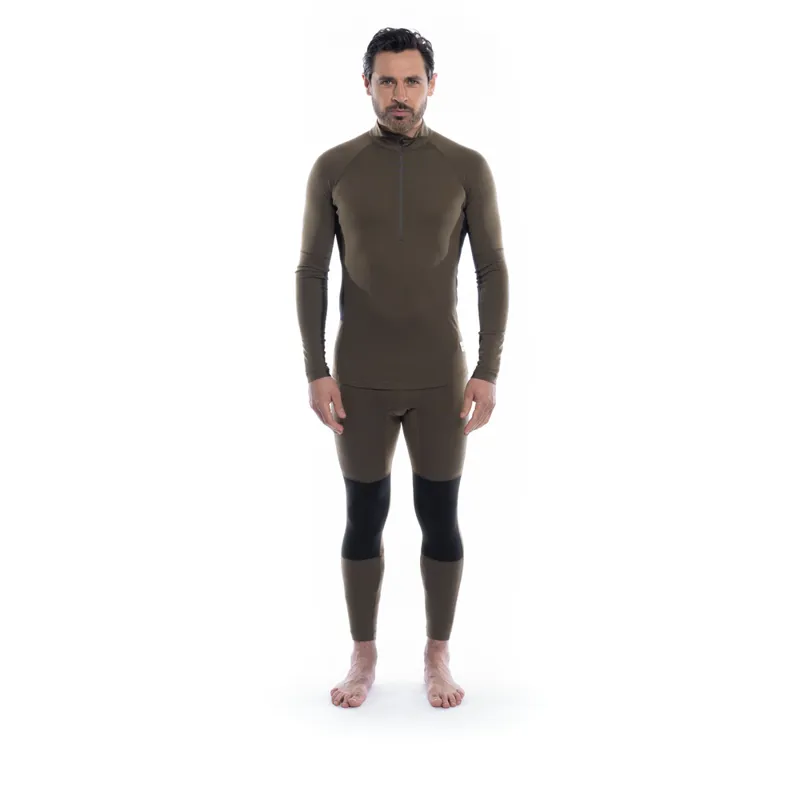 Artilect Mens Flatiron 185 1/4 Zip Deep Olive-2