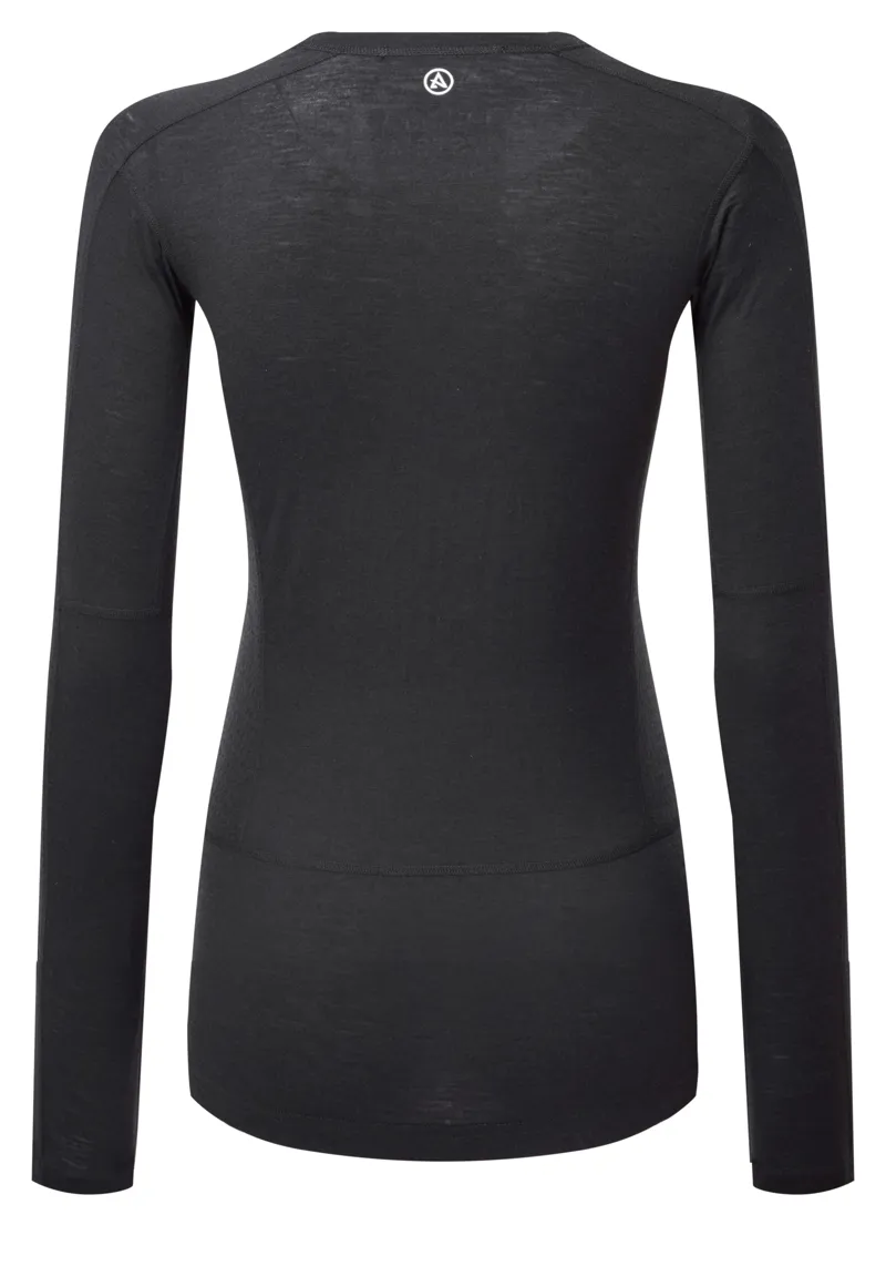 Artilect Womens Boulder 125 Crew LS Black-1