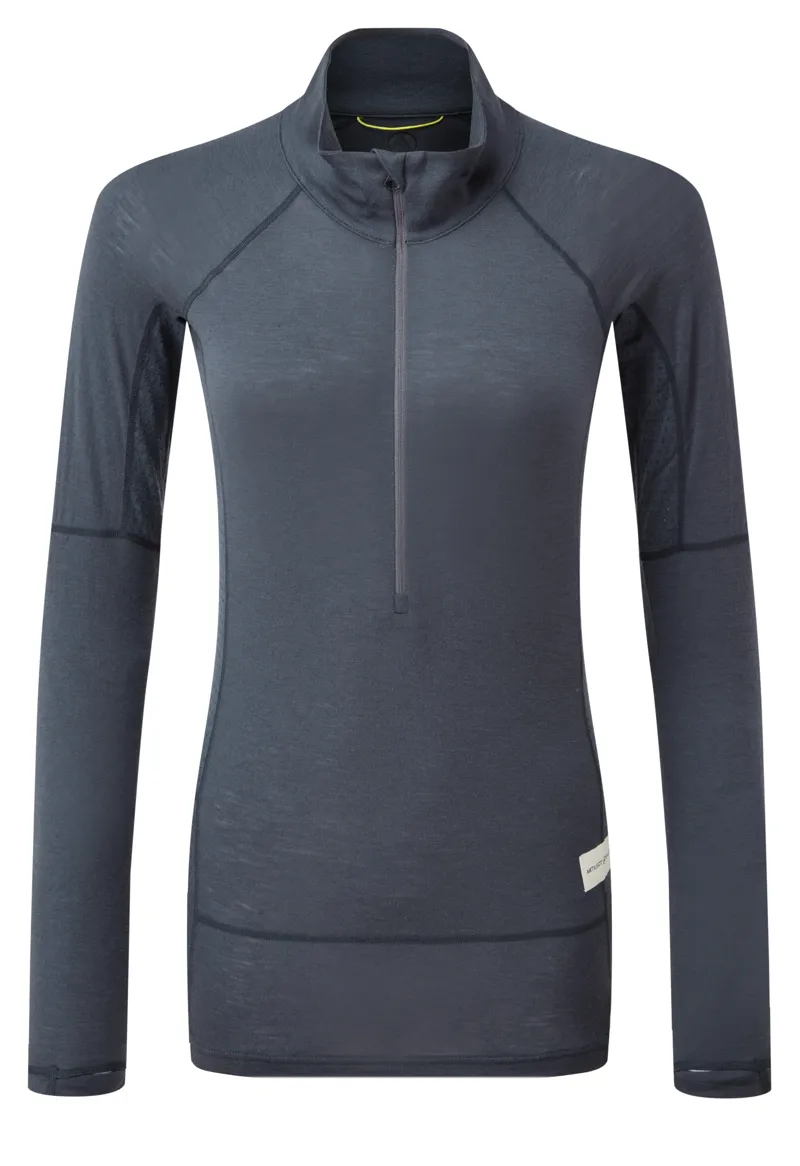 Artilect Womens Boulder 125 1/4 Zip Dusk Blue