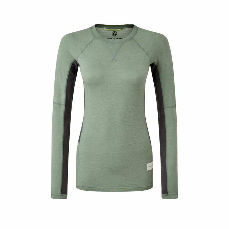 Artilect Womens Flatiron 185 Crew LS Sea Spray