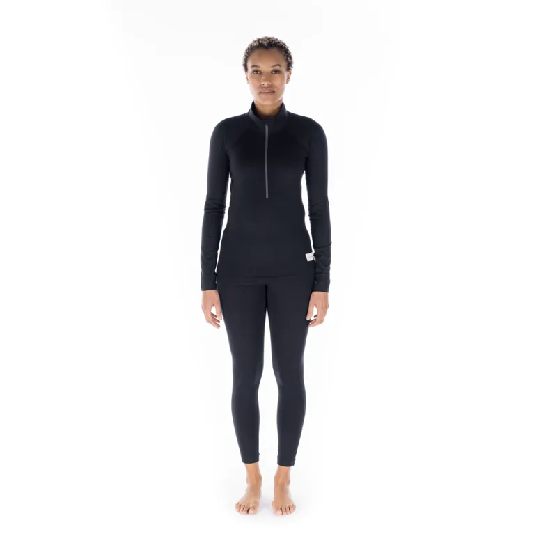 Artilect Womens Flatiron 1/4 Zip Black-2