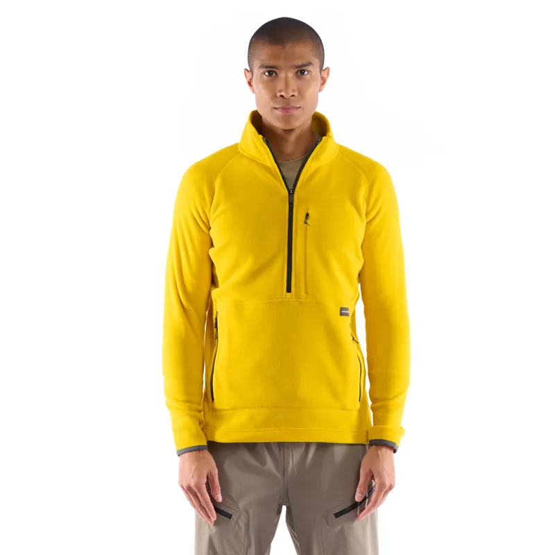 Artilect Mens Halfmoon Bio Pullover Hot Spot Yellow-1