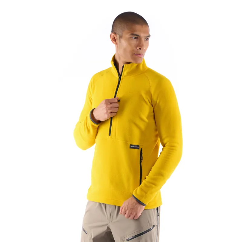 Artilect Mens Halfmoon Bio Pullover Hot Spot Yellow-3
