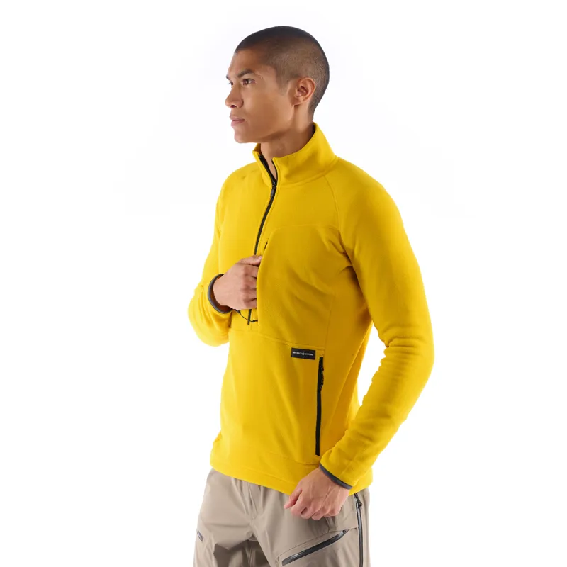 Artilect Mens Halfmoon Bio Pullover Hot Spot Yellow-4