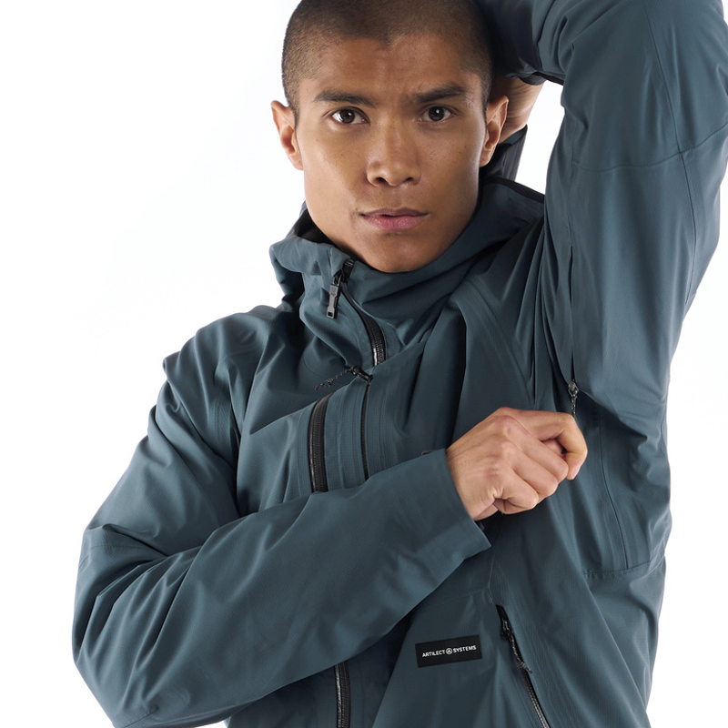 Artilect Mens Shadow Canyon Jacket Dark Slate/Black-8