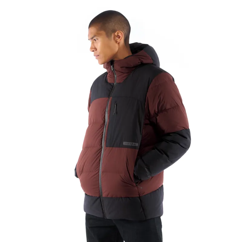 Artilect Mens High AF Down Stretch Parka Amaranth / Black-4