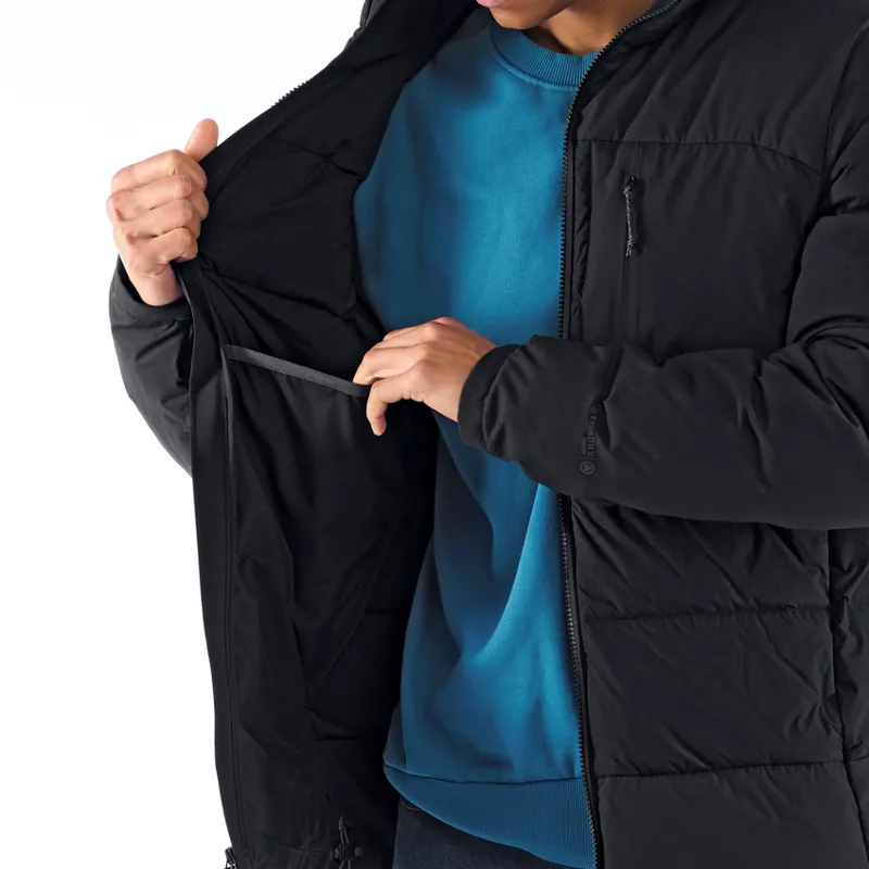 Artilect Mens High AF Down Stretch Parka Black-8