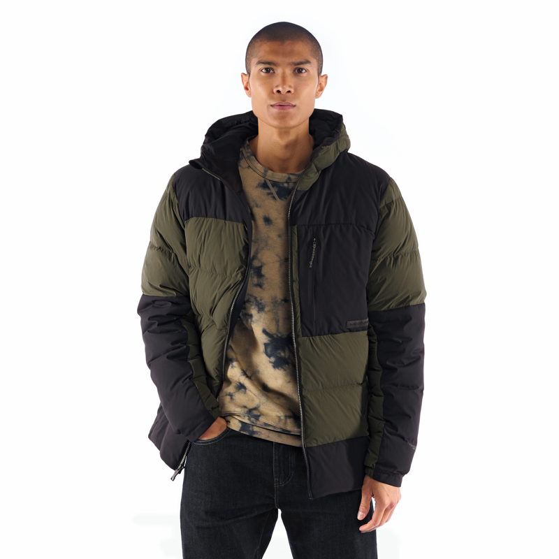 Artilect Mens High AF Down Stretch Parka Fossil / Black-8