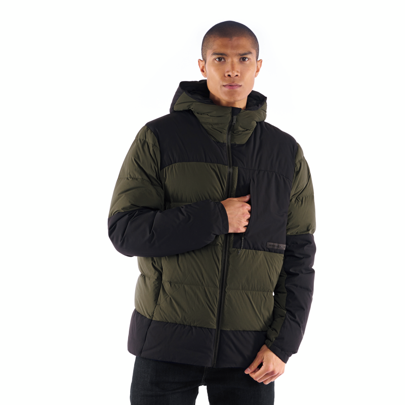 Artilect Mens High AF Down Stretch Parka Fossil / Black-7