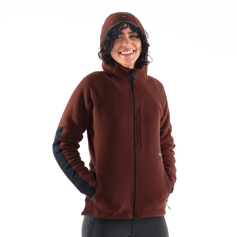 Artilect Womens Supermoon Bio Hoodie Amaranth/Black-2