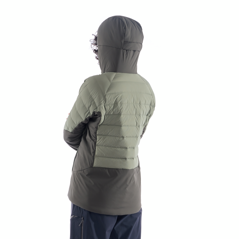 Artilect Womens Divide Fusion Stretch Hoodie Sea Spray-3