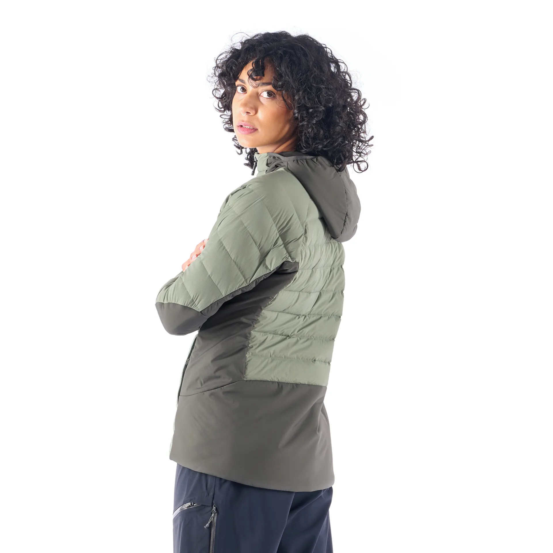 Womens Jacket Millet Hybrid Jacket Millet Seneca Hybrid Hoodie 